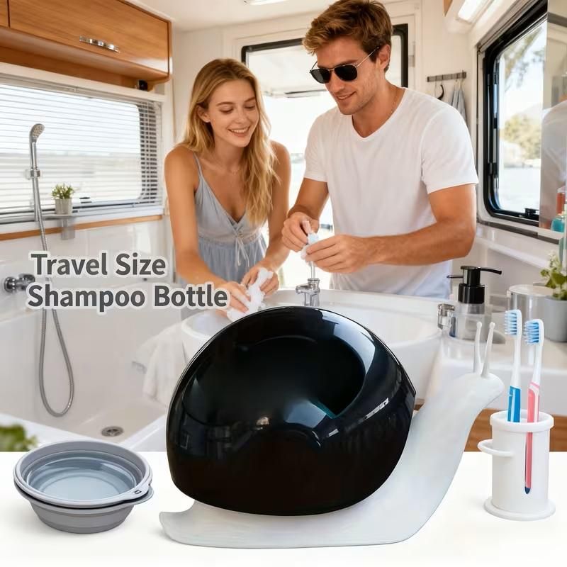Portable Snail Shape Liquid Soap Dispenser 120ml